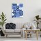 Stupell Industries Funky Blue Florals Canvas Wall Art Design by Taylor Shannon Designs
